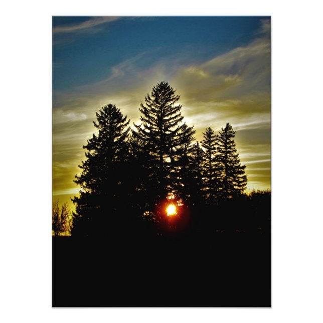 "Buttery Cheese Sunset" Photo Print (Front)