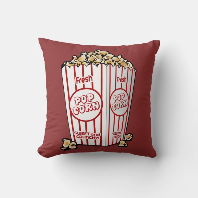 Buttery Popcorn Movie Fan Cushion (Front)