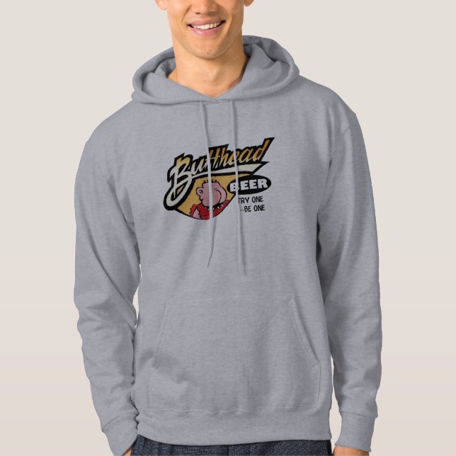 ButtHead Beer Colour Hoodie (Front)