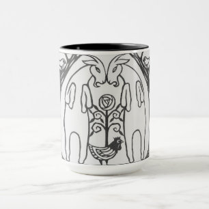 Butting Goats Travel Mug
