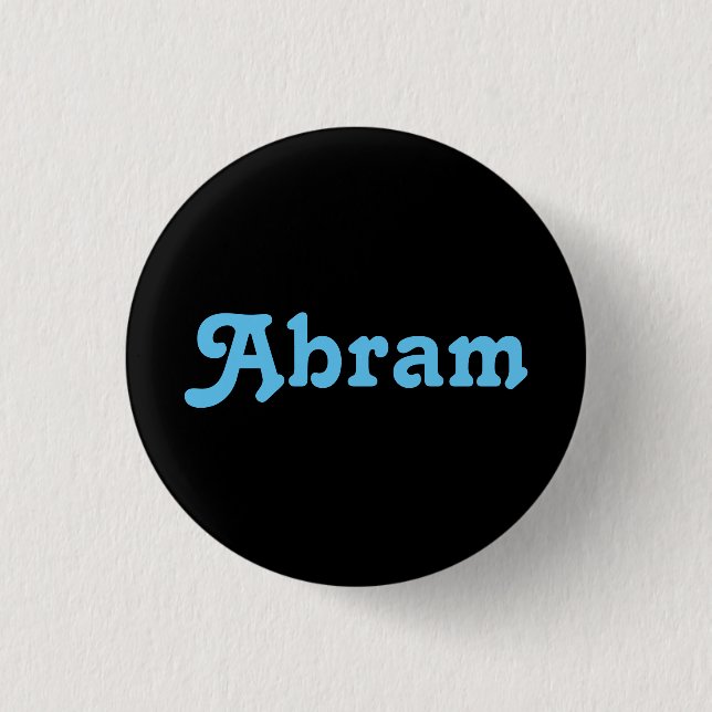Button Abram (Front)