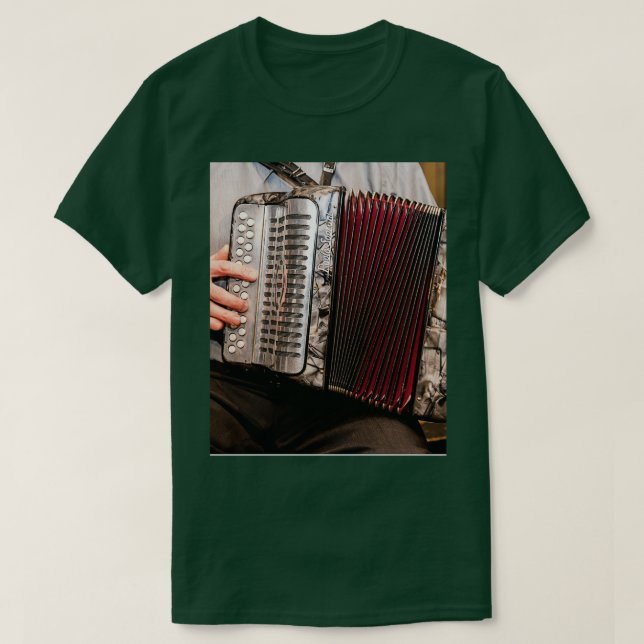 Button Accordion 2 Graphic  T-Shirt (Design Front)