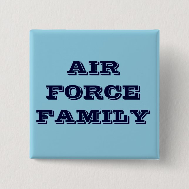 Button Air Force Family (Front)