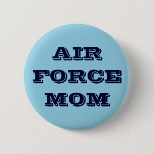 Button Air Force Mom