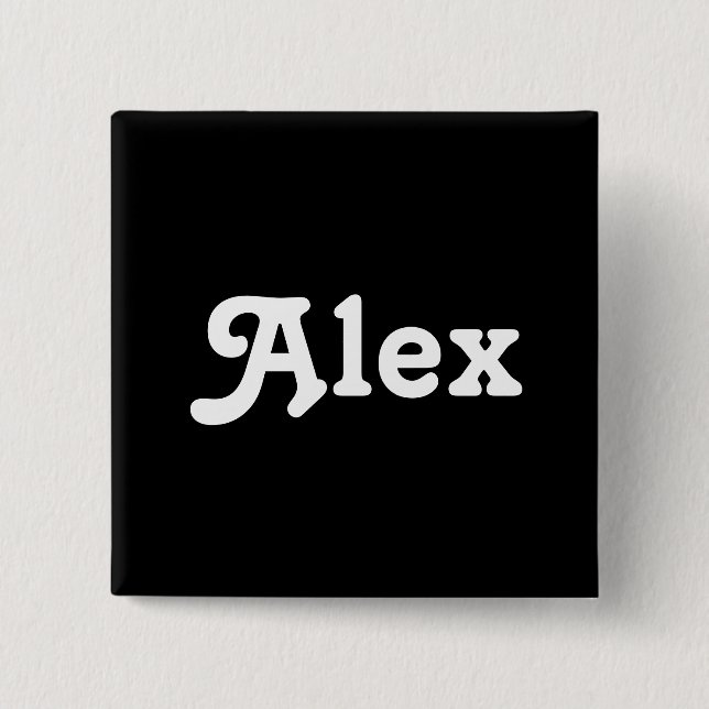 Button Alex (Front)