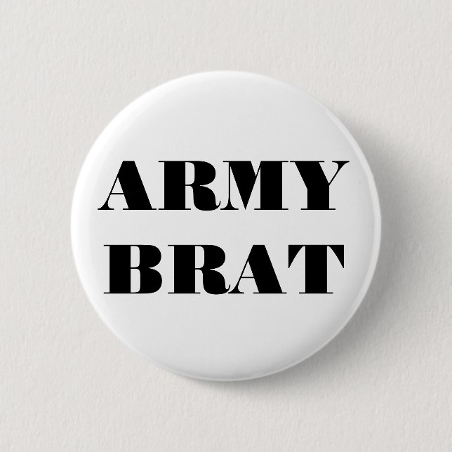 Button Army Brat (Front)