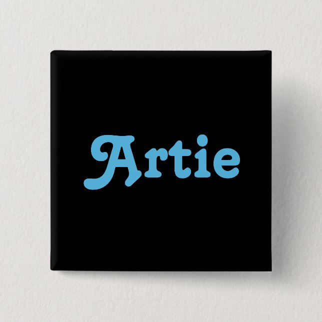 Button Artie (Front)