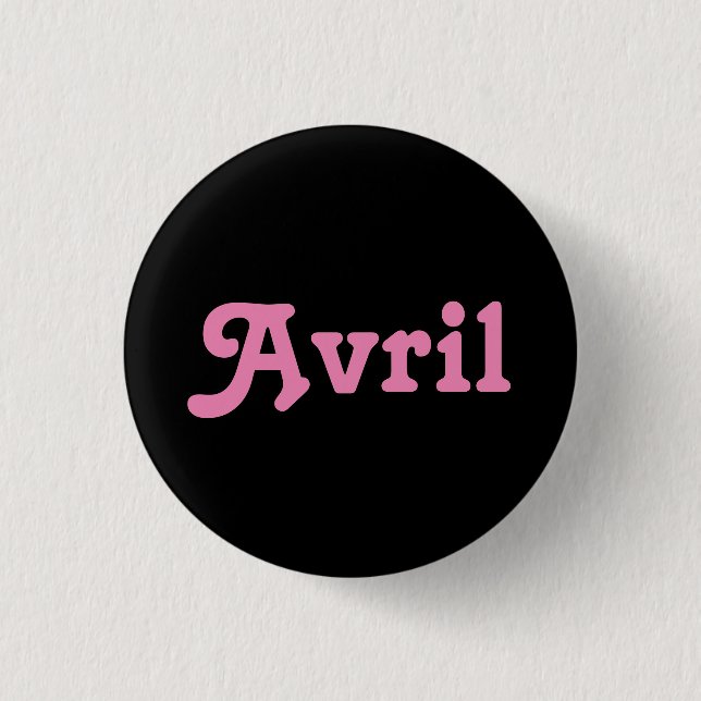 Button Avril (Front)