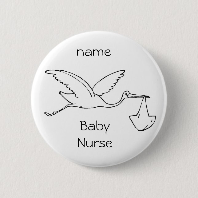 button baby Nurse, baby, baby nurse, OB, L&D (Front)