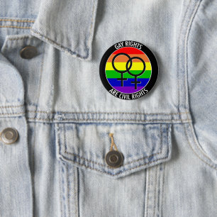 Button Badge - Gay Rights Are Civil Rights