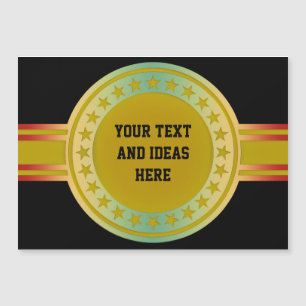 Button / Banner - Stars gold coloured + your