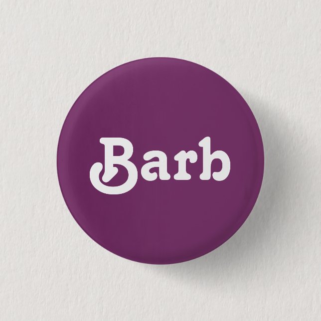 Button Barb (Front)