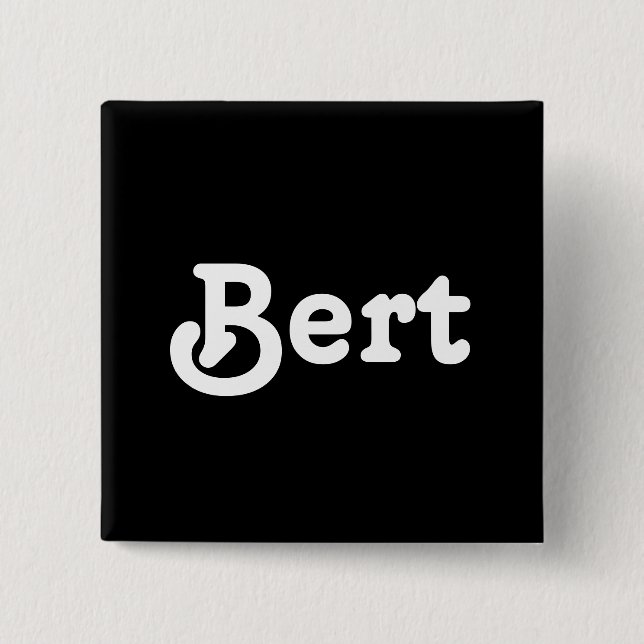 Button Bert (Front)
