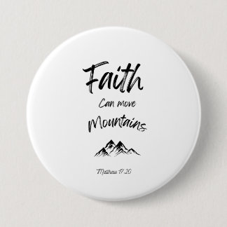 Button Bible quote - Faith