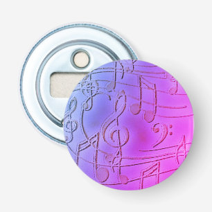 Button Bottle Opener ART AND DESIGN MUSIC STYLE 