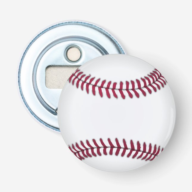 Button Bottle Opener-Baseball Opener (Front)