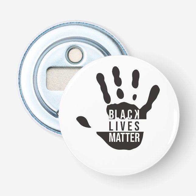 Button Bottle Opener Black Lives Matter (Front)