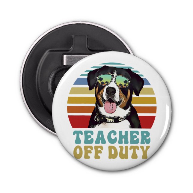 Button Bottle Opener with magnet (Front)