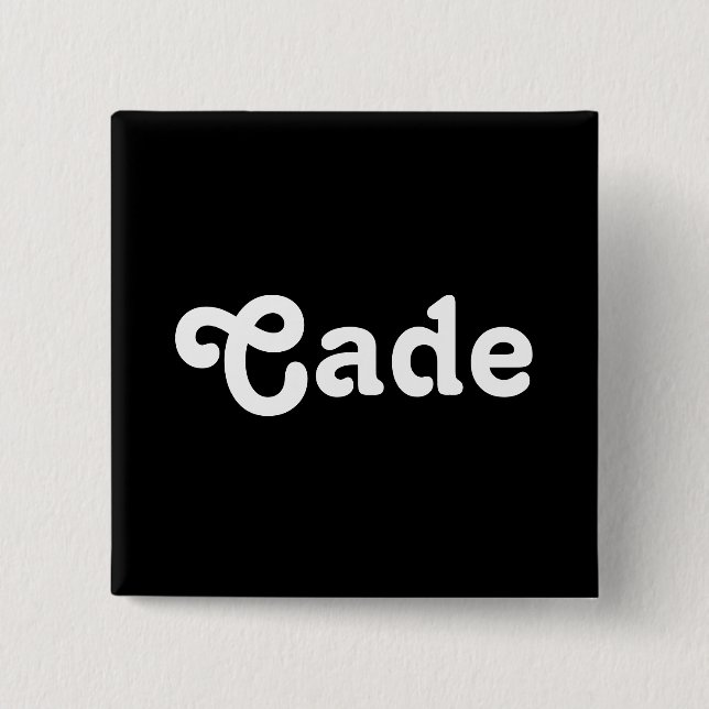 Button Cade (Front)