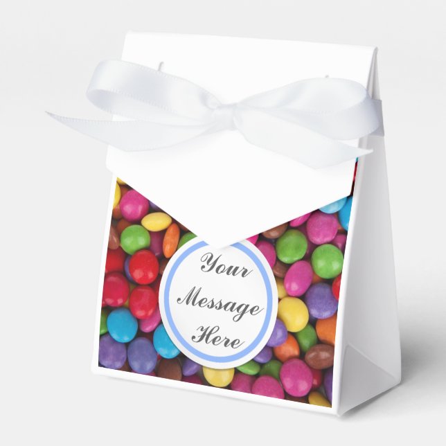 Button Candy Favour Box (Front Side)