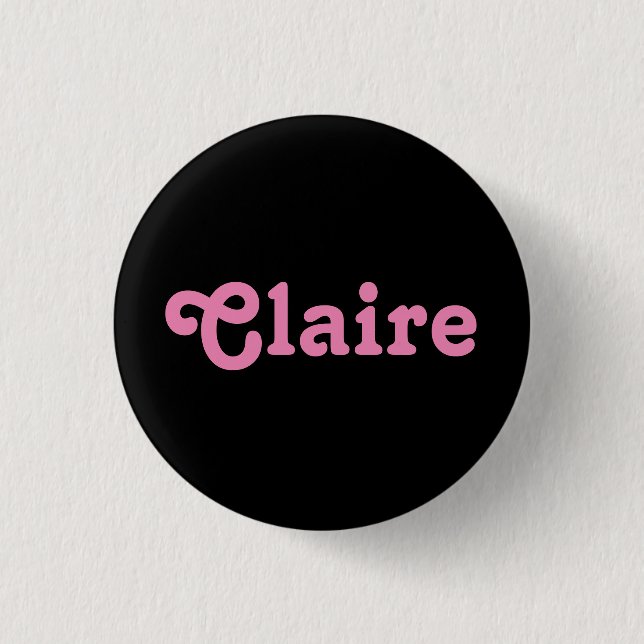 Button Claire (Front)