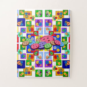 Button Collage Jigsaw Puzzle