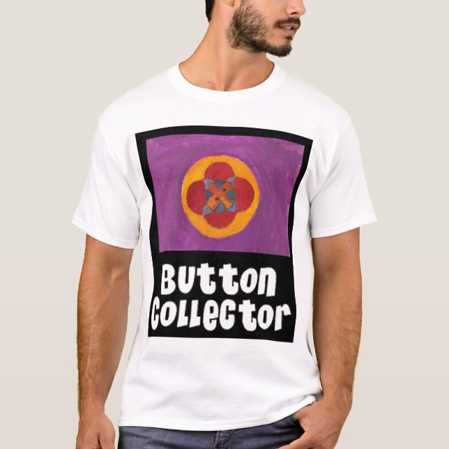 Button Collector T-Shirt (Front)