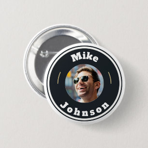 Button - Custom Personalised (add Photo & name)