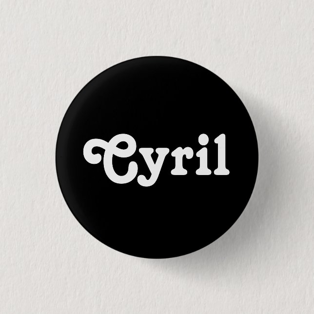 Button Cyril (Front)