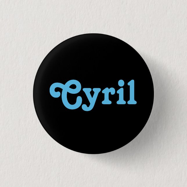 Button Cyril (Front)