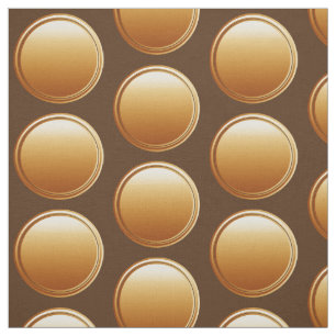 Button Dots - gradient brown + your backg. & idea Fabric