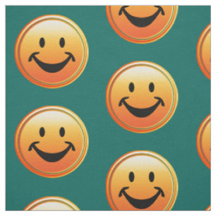 Button Dots - orange your backg. & idea Fabric