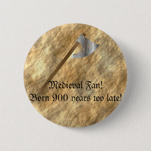 Button for mediaeval fans