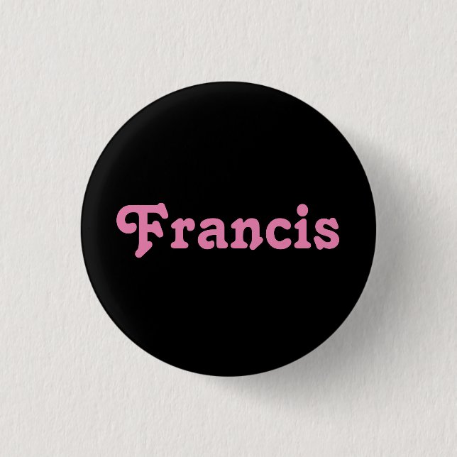 Button Francis (Front)