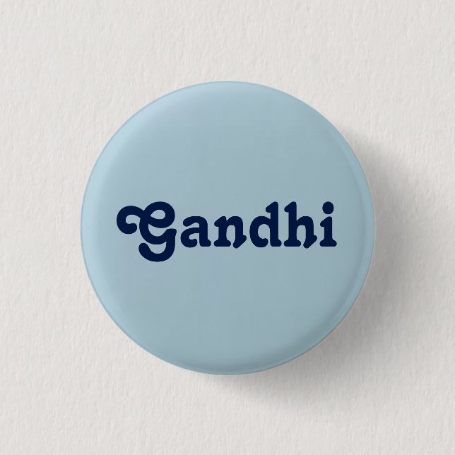 Button Gandhi (Front)