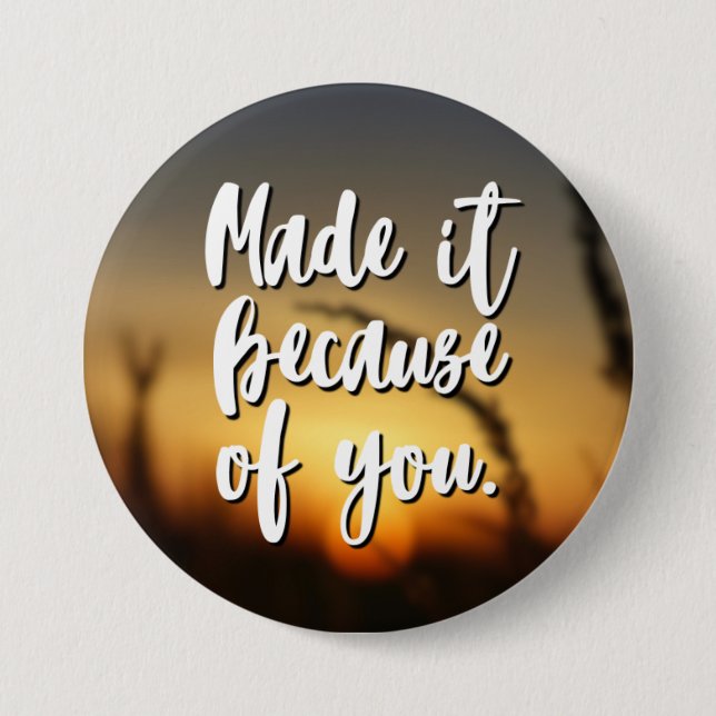 Button Gift Small and Simple Unisex Design (Front)