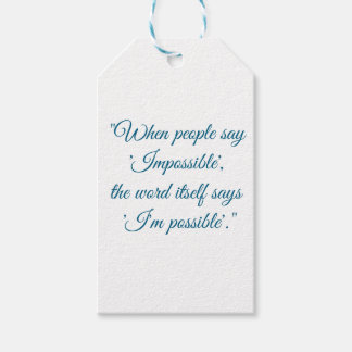 Button Gift Tags