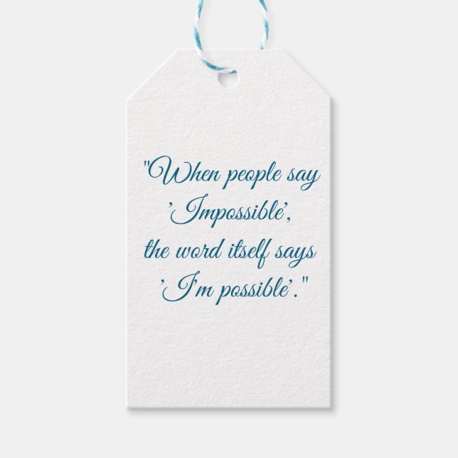 Button Gift Tags (Front)