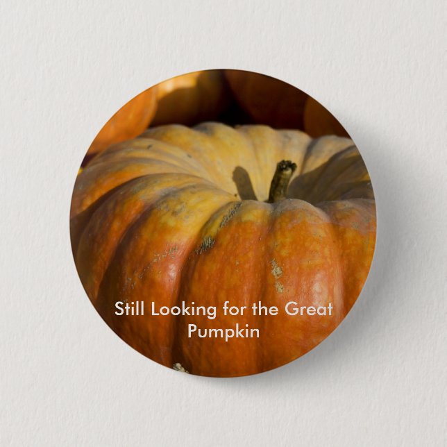 Button:  Great Pumpkin 6 Cm Round Badge (Front)