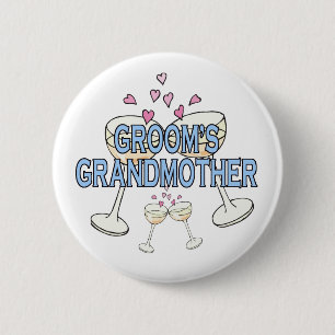 Button: Groom's Grandmother 6 Cm Round Badge