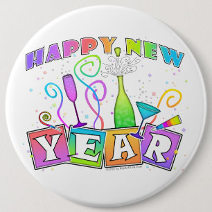 Button - HAPPY NEW YEAR