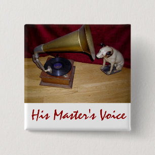 Button - His Master's Voice