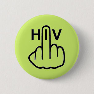 Button HIV Flip