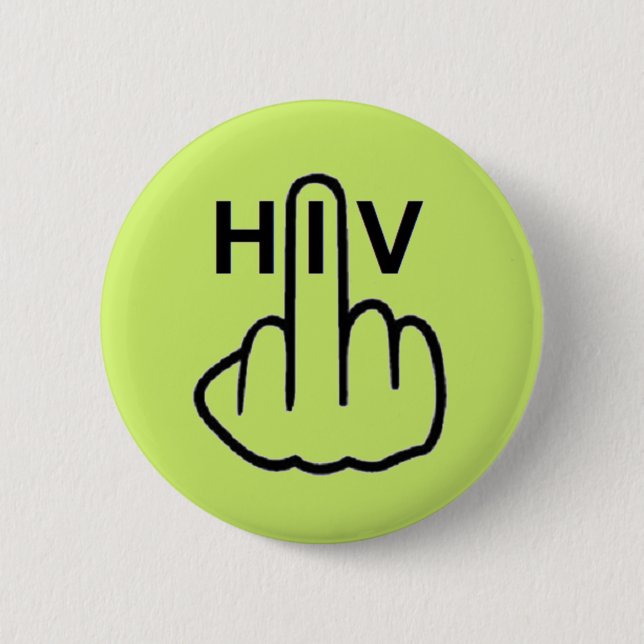 Button HIV Flip (Front)