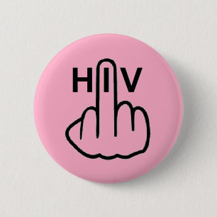 Button HIV Flip