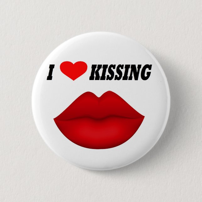 Button I Love Kissing (Front)