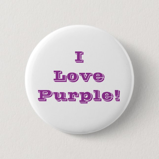 Button I Love Purple (Front)