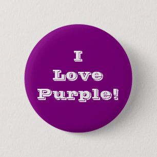 Button I Love Purple