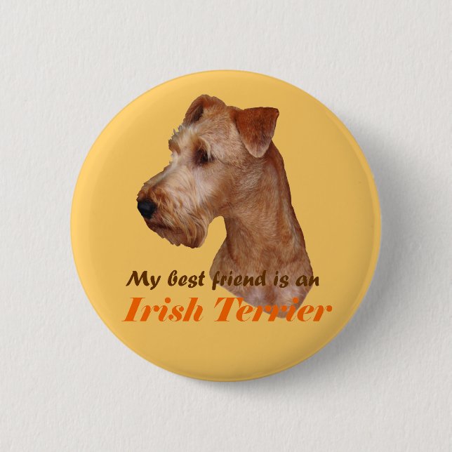 Button "Irish Terrier" (Front)
