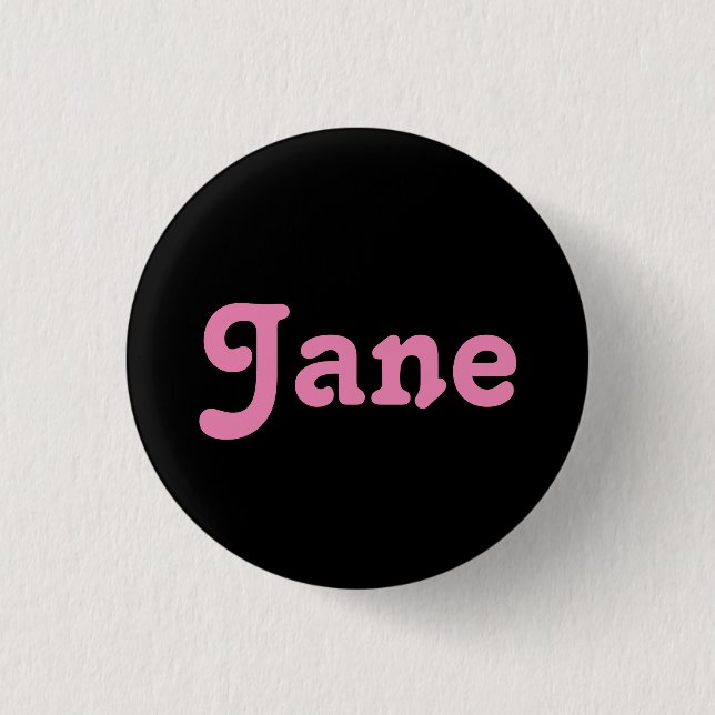 Button Jane (Front)